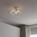 DecorBites™ LED Canopy Ceiling Light Glass Copper Luminaria De Teto