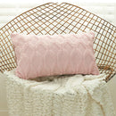 DecorBites™ Geometric Diamond Pattern Plush Cushion Cover for Stylish Home Decor