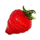 DecorBites™ Glass Red Strawberry Figurine Crystal Fruit Miniature Ornament Decor