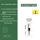 DecorBites™ LED Lawn and Courtyard Lights for Garden Villa Park Landscaping