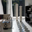 DecorBites™ Gourd Glass Floor Lamp: Nordic Design LED Night Light for Bedroom and Living Room