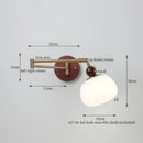 DecorBites™ Creamy Iron LED Wall Lamp Bedroom Living Room Bathroom Mirror Stair Light