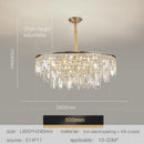 DecorBites™ Crystal LED Chandelier for Living Room, Dining & Bedroom - High-end Luxury Lighting