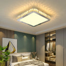 DecorBites™ Crystal Round Ceiling Lamp: Nordic Light Luxury LED Home Lighting for Bedroom and Living Room