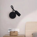 DecorBites™ 10W Black Knob Switch LED Wall Light with Adjustable Beam Angle
