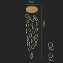 DecorBites™ LED Pendant Lights: Modern Minimalist Hanging Chandelier for Living & Dining Room