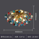 DecorBites™ Colorful Crystal Chandelier LED Dining Room Lighting