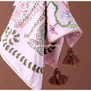 DecorBites™ Luxe Cheetah Halo Pillowcase: Decorative Tassel Cushion Cover GG Style