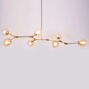 DecorBites™ Gold Glass Ball Pendant Lights for Modern Dining Room Decor