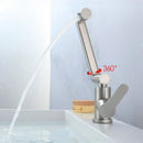 DecorBites™ 304 Stainless Steel Bathroom Faucet, Hot & Cold Water, Kitchen Basin, Bathroom Accessories