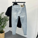 Men Skinny Jeans – Light Color Slim Fit Casual Fashion Denim