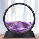 7-inch Quicksand Sand View Deep Sea Art Picture Hourglass 3D Dynamic Display Motion Sand Painting Home Office Decoration Gifts