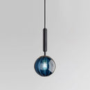 DecorBites™ Glass Ball Pendant Lamp LED Hanging Light for Minimalist Living Room