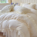 DecorBites™ Lace Princess Bedding Set Twin Queen Bed All Seasons