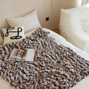 DecorBites™ Knitted Jacquard Blanket Throw 130x160cm 1400g