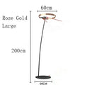 DecorBites™ Circular Luminescence LED Floor Lamp for Elegant Living Spaces