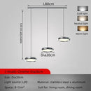 DecorBites™ Circular Dining Pendant Chandelier LED Light for Kitchen, Living Room & Bedroom