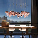 DecorBites™ Glass Ball LED Pendant Light Fixture for Home Decor and Lighting in Various Rooms