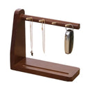 Tabletop Key Holder Rack Entryway Wood Key Stand Key Storage Organizer for Doorway Necklace and Jewelry Organizer for Bedroom
