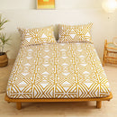 DecorBites™ Geometric Figure Sheet Set with 2 Pillowcases for Bedroom All Seasons