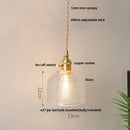 DecorBites™ Copper Knob Iron LED Pendant Light - Adjustable Nordic Modern Hang Lamp