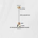DecorBites™ Copper Yellow LED Pendant Light Fixture for Dining Room and Kitchen