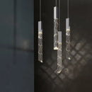 DecorBites™ Crystal Glass LED Pendant Light for Living Hallway Staircase & Restaurant