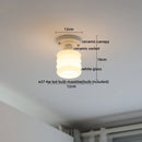 DecorBites™ LED Canopy Ceiling Light Glass Copper Luminaria De Teto