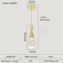 DecorBites™ Crystal LED Chandelier for Dining Room Decor