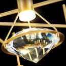 DecorBites™ Diamond Crystal Wall Lamp Luxury Nordic Modern Living Room Lighting