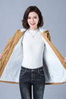 Women Winter Puffer Coat – Warm Cotton Hooded Casual Parka