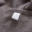 DecorBites™ Cotton Waffle Towel Quilt Single Blanket for Office & Picnics