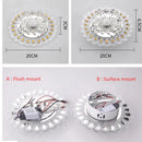 DecorBites™ Crystal Glass LED Ceiling Spot Light for Home Decor