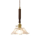 DecorBites™ LED Walnut Copper Pendant Light with Knob Switch - Modern Style Lighting Fixtures