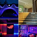 Modern black silicone tube flexible led channel outdoor light