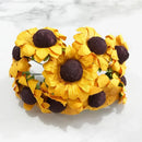DecorBites™ Gold Hybrid Flower Cherry Stamen Berries Bundle for DIY Decor