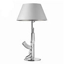 DecorBites™ Gun Floor Lamp Electroplated Metal Table Desk Light