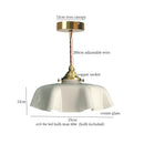 DecorBites™ Green Glass LED Pendant Lamp for Living & Dining Room Decor