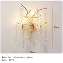 DecorBites™ Gold Aluminium Crystal Chandelier for Elegant Dining Room Lighting