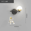 DecorBites™ Kids Astronaut Wall Lamp: Modern Space Theme Bedroom Light Fixture