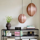 DecorBites™ Danish Pendant Light Minimalist Lantern Ufo Lampshade Rustic Fabric Lamp