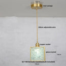 DecorBites™ Crystal Glass LED Pendant Lamp, Adjustable Modern Luxury Hanging Lights