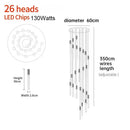 DecorBites™ Crystal LED Pendant Light: Luxury Lighting Fixture for Living Room, Bedroom, Hotel & Shop