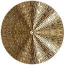 DecorBites™ Geometric Golden Metal Wall Hanging Round Ornaments - Room Decoration Accessories