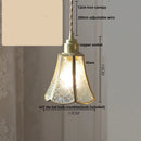 DecorBites™ Glass LED Pendant Lamp Adjustable Loft Kitchen Light Fixture