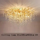 DecorBites™ Crystal Branch Chandelier for Living Bedroom Decoration LED Pendant Light