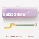 DecorBites™ Glass Flower Handle Stir Bar for Coffee Cocktails Mixology and Home Parties