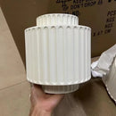 DecorBites™ Cream White Resin Wall Sconce LED Light for Bedroom, Living Room, Study