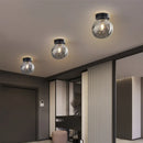 Modern brass & black led glass ceiling chandeliers – dining room