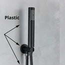 DecorBites™ Handshower Head with Stainless Steel Hose - Wall Mounted Faucet Set